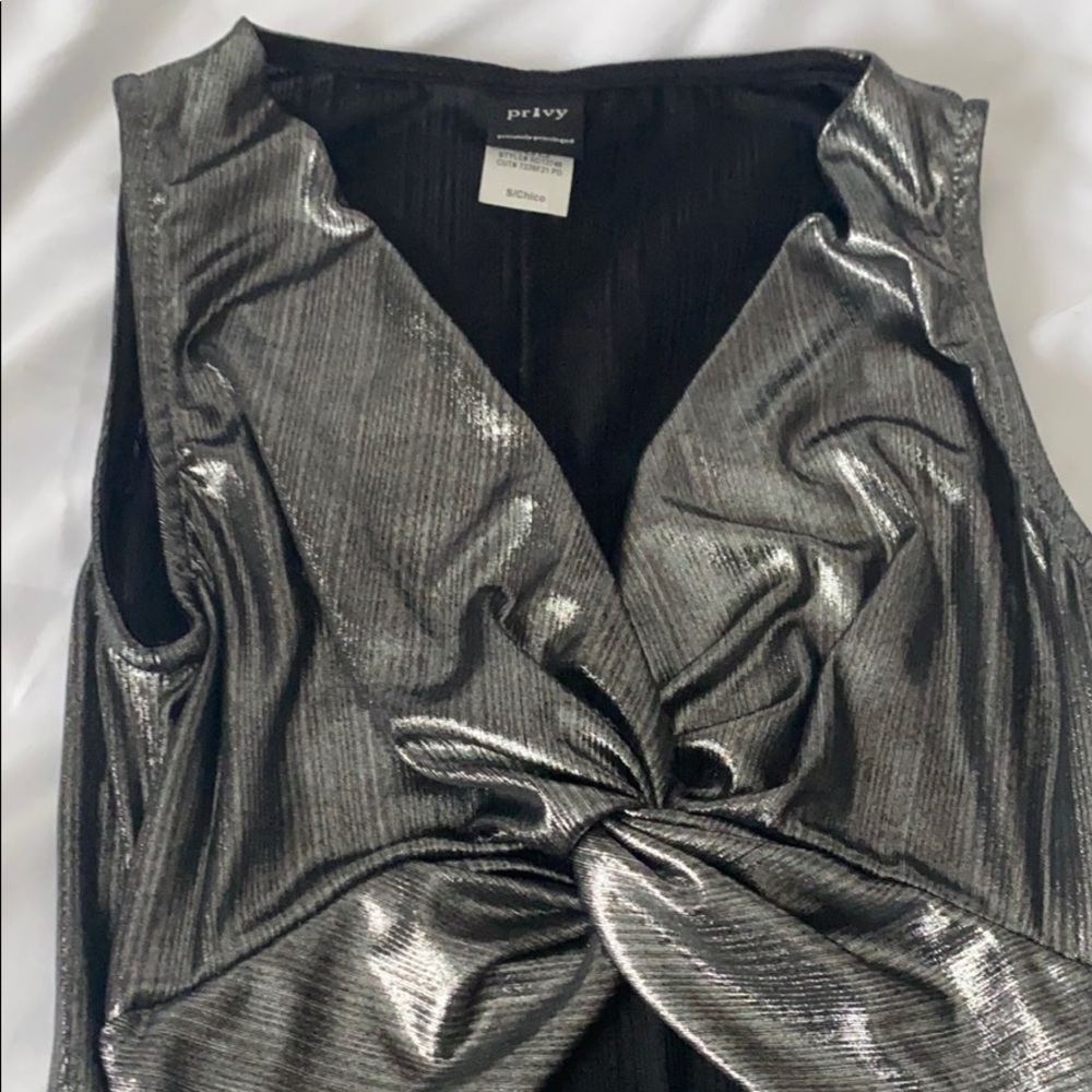 Slinky Metallic Dress - Picture 3 of 4